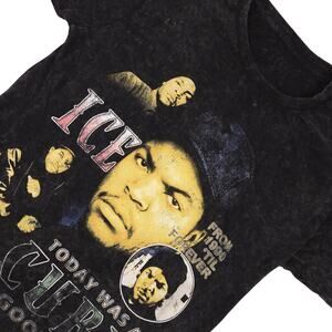 Ice Cube Today Was A Good Day Graphic T-Shirt Rap Hip Hop Photo Collage Tee EUC